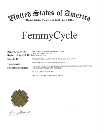 FemmyCycle Patent